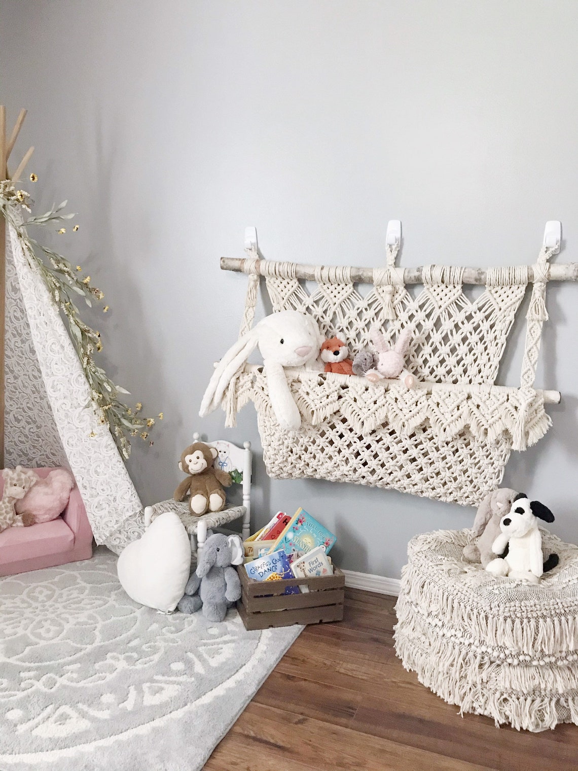 Toy Wall Hammock Etsy