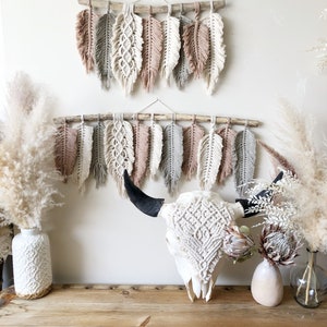 The Dupre macrame feathers
