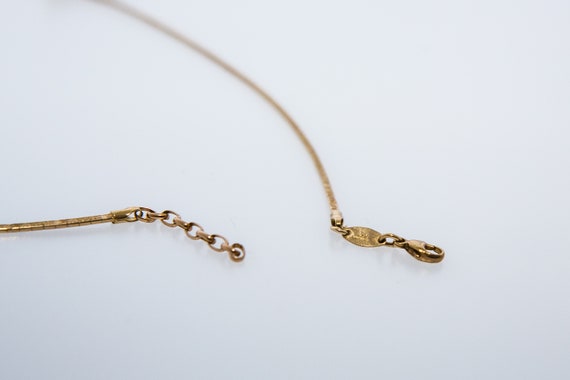 Gold Statement Necklace - image 4
