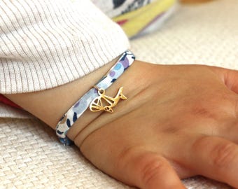 Liberty-snörearmband för barn, origamivalberlock