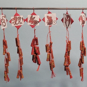 1:12 Scale Dollhouse Lunar New Year Firecrackers