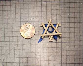 1:12 Scale Dollhouse Hanukkah Star of David