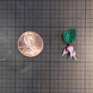 1:12 Scale Dollhouse Turnips