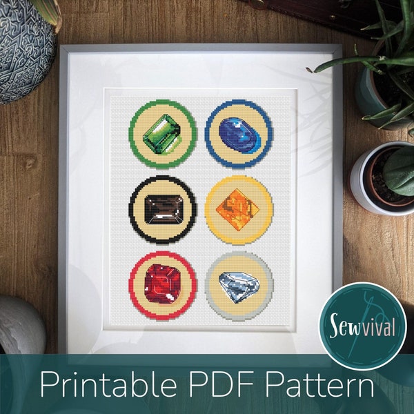 PATTERN PDF Splendor / Board Games / Cross Stitch PDF Pattern