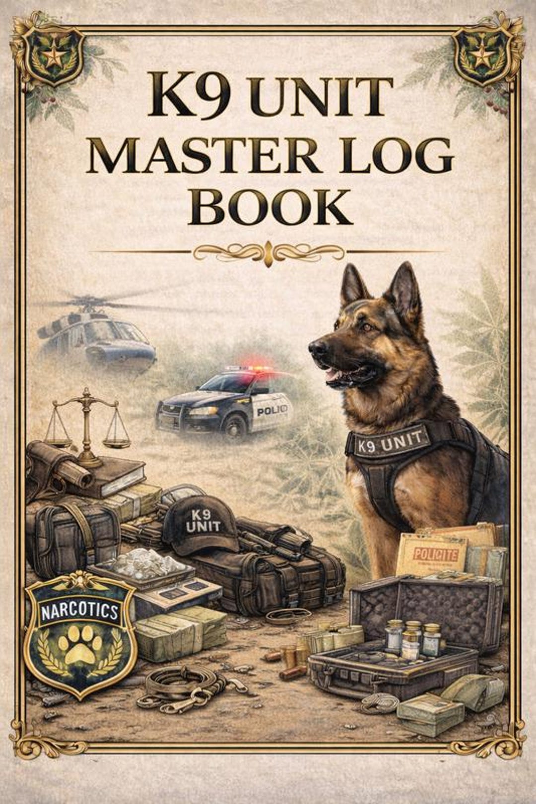 K9 Log Master Narcotics K9 Log | Complete Drug Detection K9 Record System ...