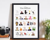 激安単価で The Office Wall Print, the A-Z of the Office, Michael Scott コレクション