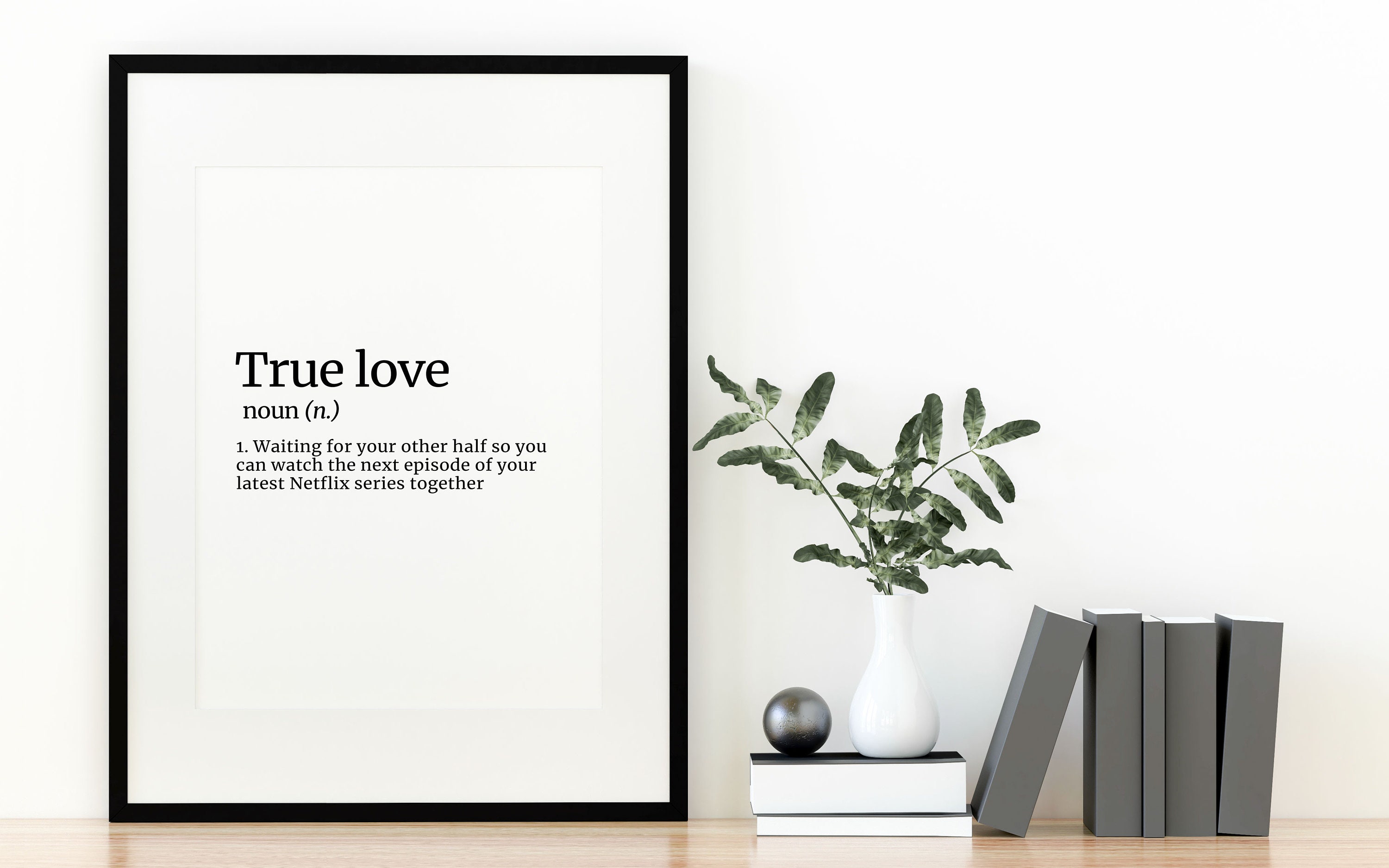 True Love Definition Print -  Sweden