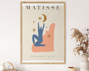 Matisse Print Abstract Wall Art, Abstract Prints, Matisse Wall Art, Matisse Stylish and Modern Posters, Matisse Poster, Modern Wall Art