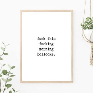 Morning Person Print