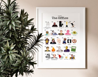 最前線の The Office Scott Michael Office, the of A-Z the Print, Wall コレクション