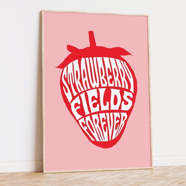 Strawberry Fields Beatles Wall Art