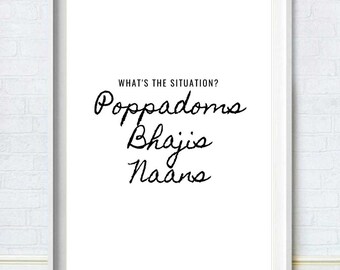 Gavin & Stacey-What's The Situation Print, Gavin and Stacey Quotes, Funny Wall Prints, Amusing Gifts, Nessa Quotes