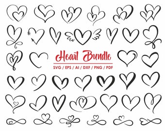 Download Hand Drawn Hearts Etsy