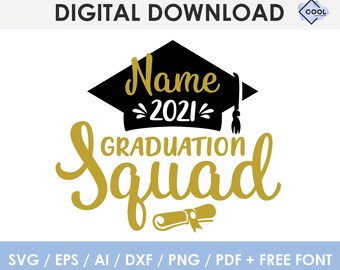 Download Graduation Squad Svg Etsy