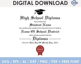Download Diploma Svg Etsy