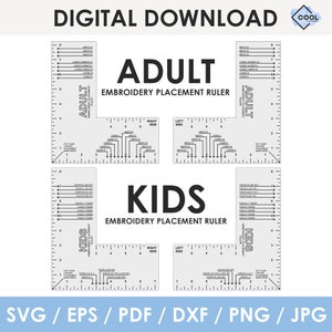 T-shirt Alignment Tool SVG Glowforge Files, Printable PDF, Tshirt Ruler  SVG, Tshirt Centering Tool Svg Cut Files, T Shirt Ruler Guide Files 