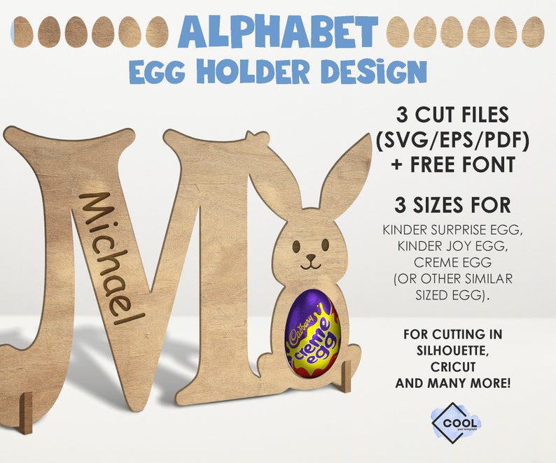 Download Clip Art Easter Bunny Svg Full Alphabet Chocolate Egg Stand Easter Svg For Kids Easter Svg Laser Egg Holder Designs Easter Egg Svg Art Collectibles