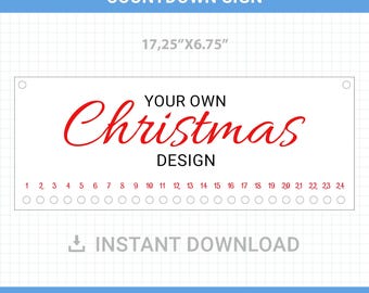 Christmas Candy Cane Countdown Svg, Editable Christmas Countdown Candy Cane Sign Blank Template, countdown until Christmas, Cutting Files