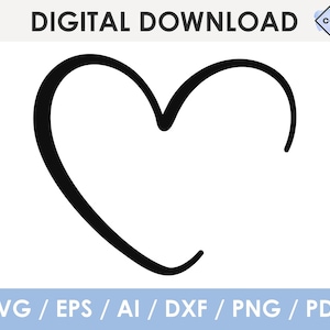 Puede incluir: Una forma de coraz&oacute;n simple dibujada a mano en negro.