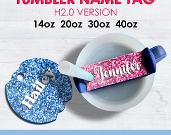 Bundle with fonts, Tumbler Name Tag svg, Tumbler Topper Lid Name Plate svg, editable, 14oz, 20oz, 30oz, 40oz, cut file, Instant Download