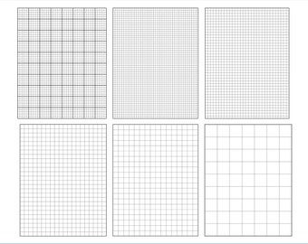 Graph Grid Cross Stitch Paper, BIG BUNDLE, pdf, svg, png, printable, Instant Download