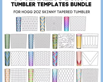 BIG BUNDLE, 20oz Hogg Skinny Tapered tumbler tape template, Burst Tumbler SVG, Seamless Design, 20 oz, Full Wrap, Instant Download