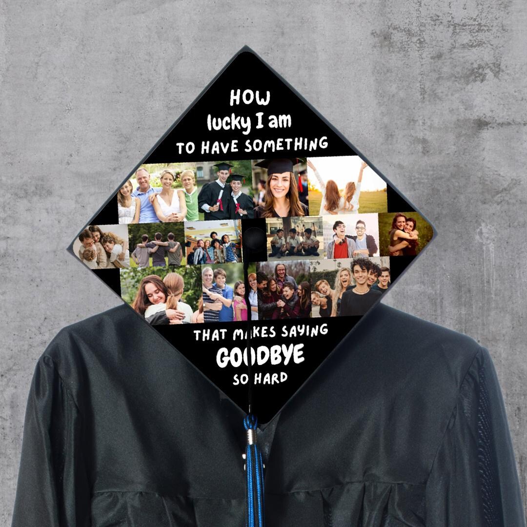Custom Photo Collage Graduation Cap Topper Template (digital Download ...