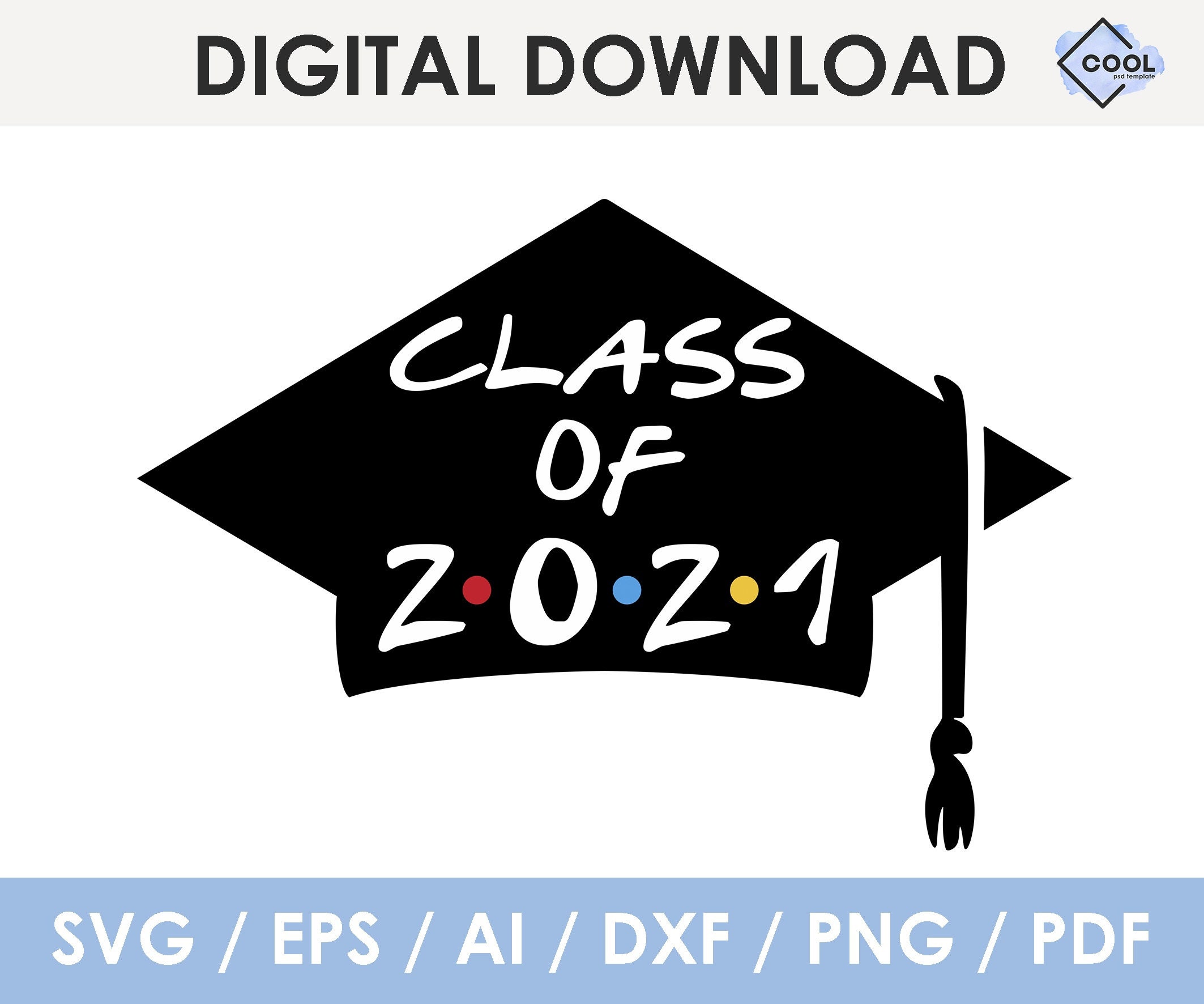 Download Graduation cap svg graduation svg class of 2021 last day of | Etsy