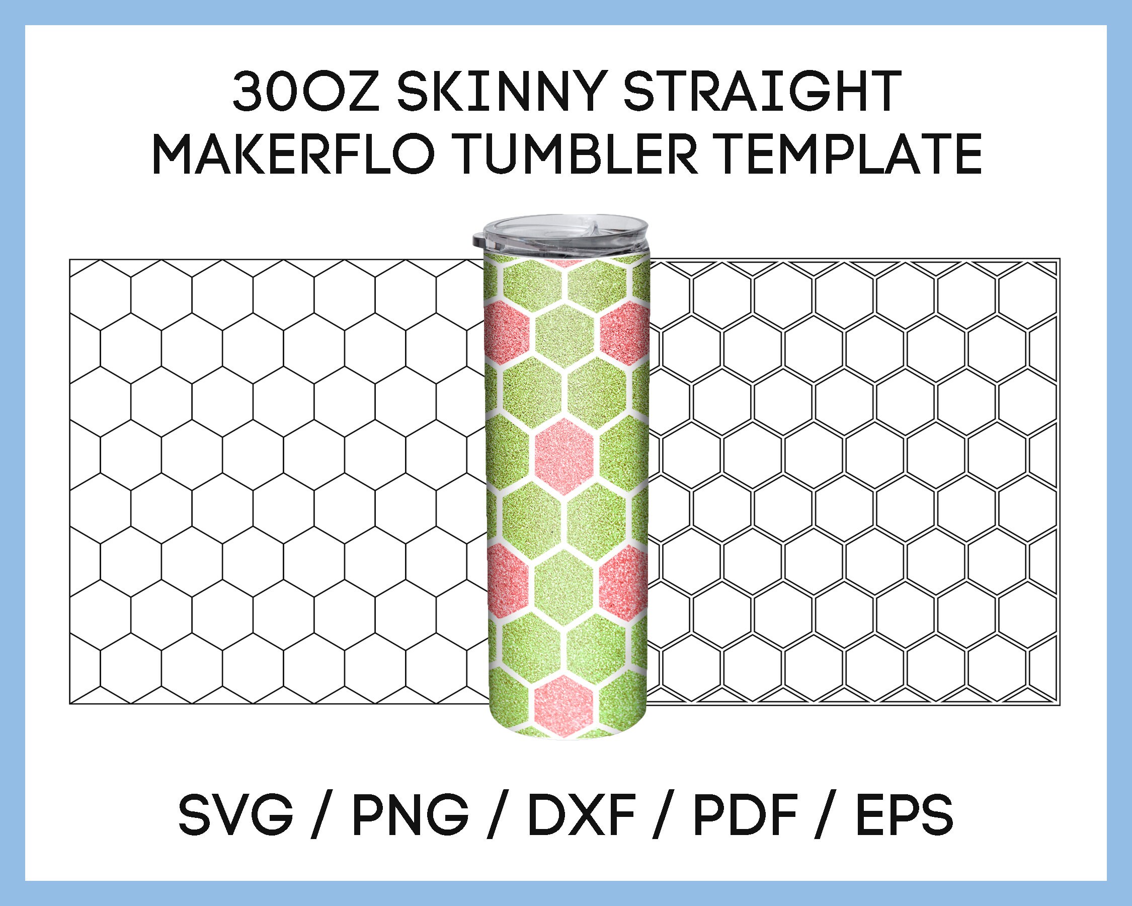 Geometric Tumbler Template -35oz Hogg Skinny, Skinny Plus, Slurp and Duo  Tumblers Digital Download