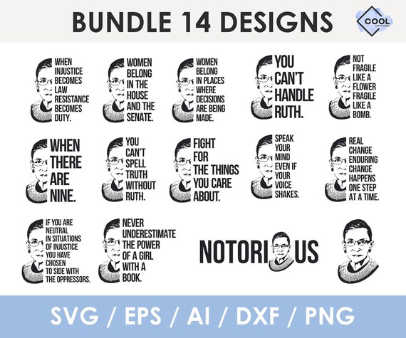 Download Clip Art Art Collectibles I Dissent Svg Rbg Svg Fragile Rbg Svg Bundle Rbg Svg Women Fight For The Things You Care About Svg Ruth Bader Ginsburg