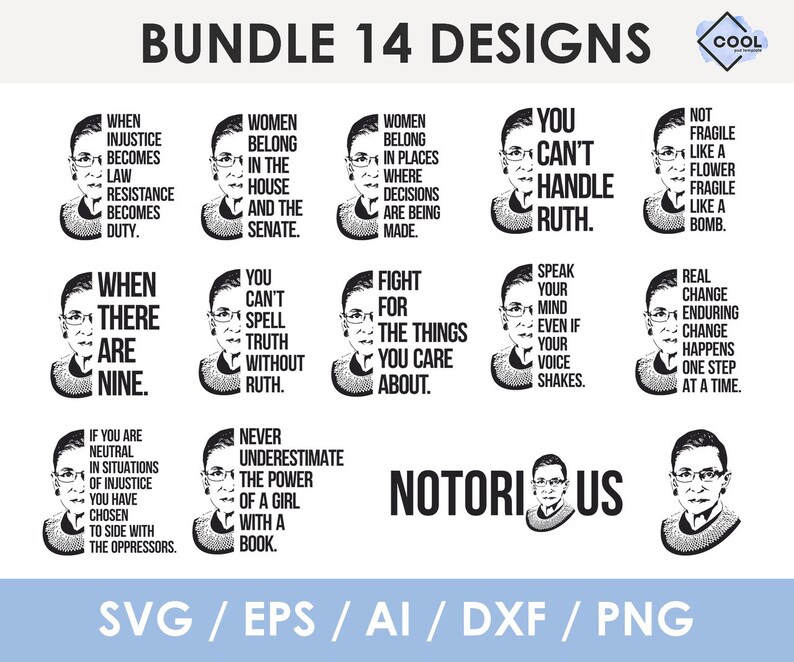 Download Rbg Svg Women I Dissent Svg Fight For The Things You Care About Svg Rbg Svg Bundle Ruth Bader Ginsburg Rbg Svg Fragile Clip Art Art Collectibles