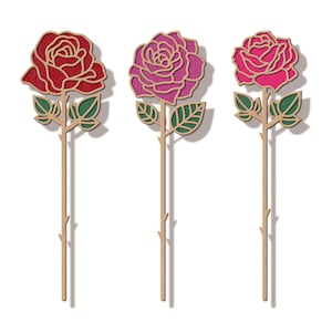 Custom Layered Rose Laser Cut Files, BUNDLE, Valentine's Day, Acrylic ...
