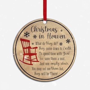 Christmas in heaven ornament SVG, laser cut file