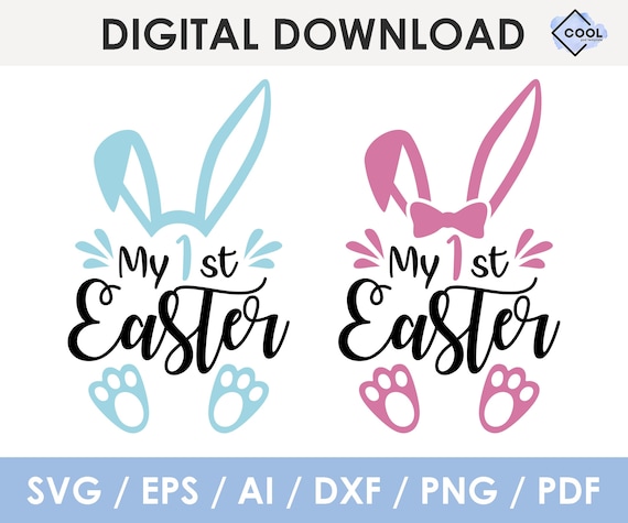 My first easter girl My first easter SVG Easter bunny Happy easter SVG My first easter