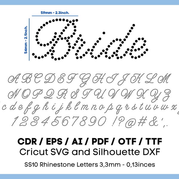 Rhinestone Letters Pattern, Full Alphabet, cursive wedding font, 6ss, 10ss, 16ss, 20ss, BUNDLE, Cricut, svg, instant download