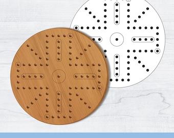 Aggravation Editable Board Game, DIY, Fast-track and aggravation, Custom, Wahoo Game, vector files, svg, dxf, cdr, for 4 player