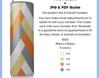 V Split Herringbone Tumbler Template, SS20 Rhinestone, geometric design, honeycomb pattern, png, pdf, jpeg, instant download