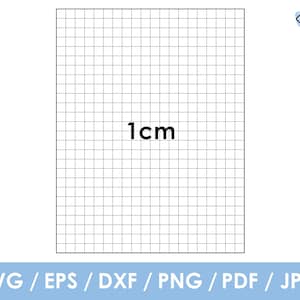 1 cm, Graph Grid Cross Stitch Paper, pdf, svg, png, printable, Instant Download