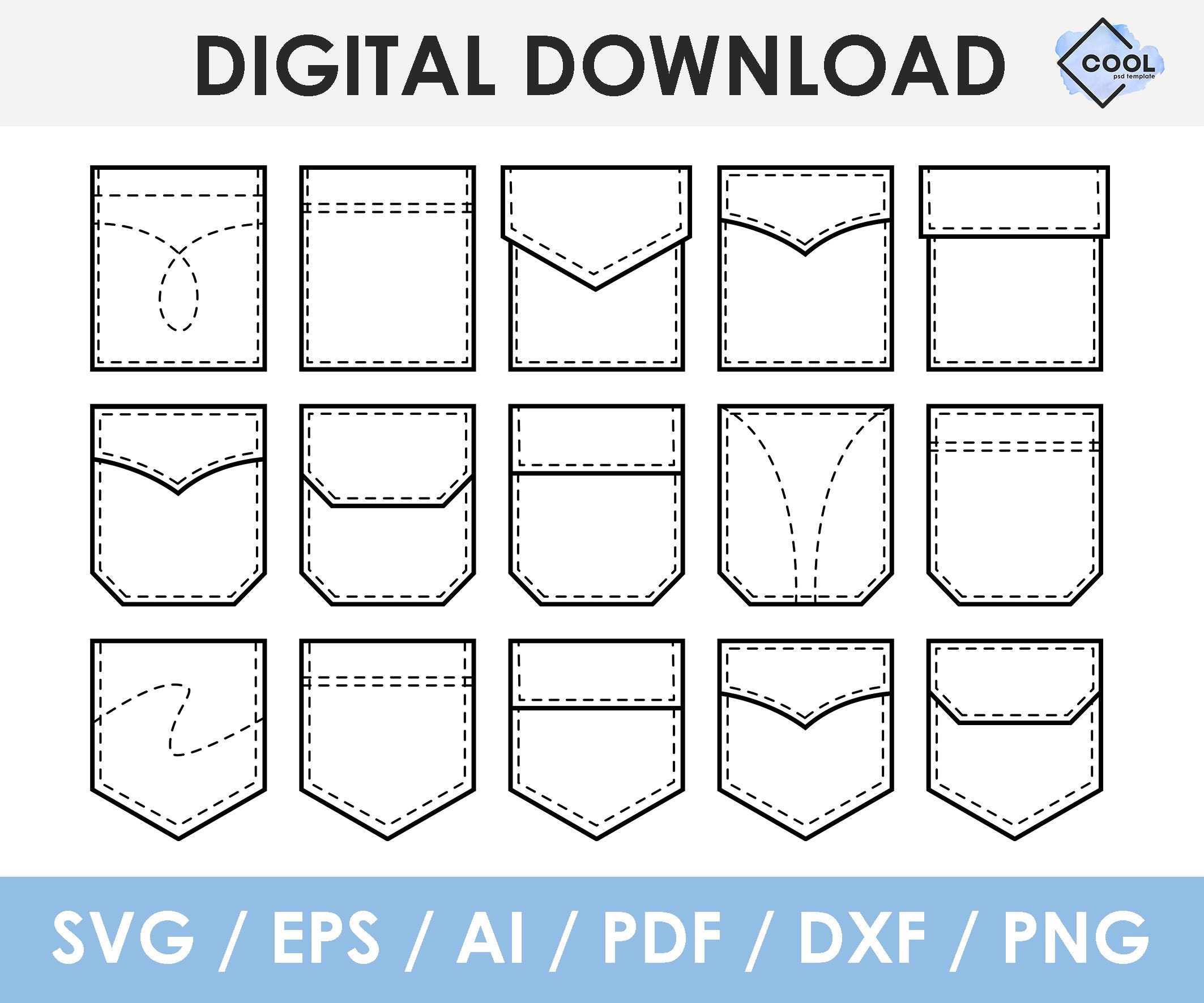 T Shirt Pocket Template