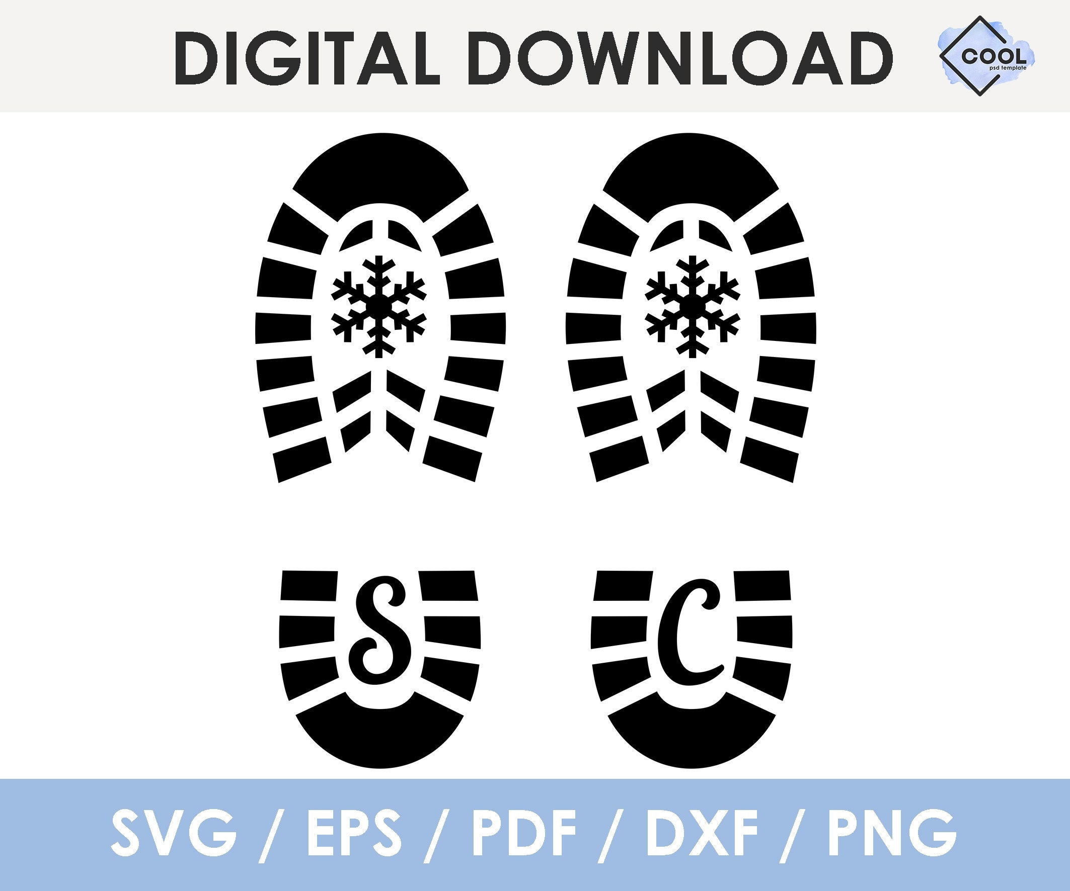 Santa Footprint Template Free santa-footprint-template-free