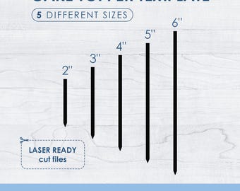 Cake Topper Base Template, svg, Bundle, Laser Cut Files, DIY, Cricut, instant download