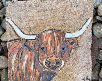 Keramische tegels Highland Cow