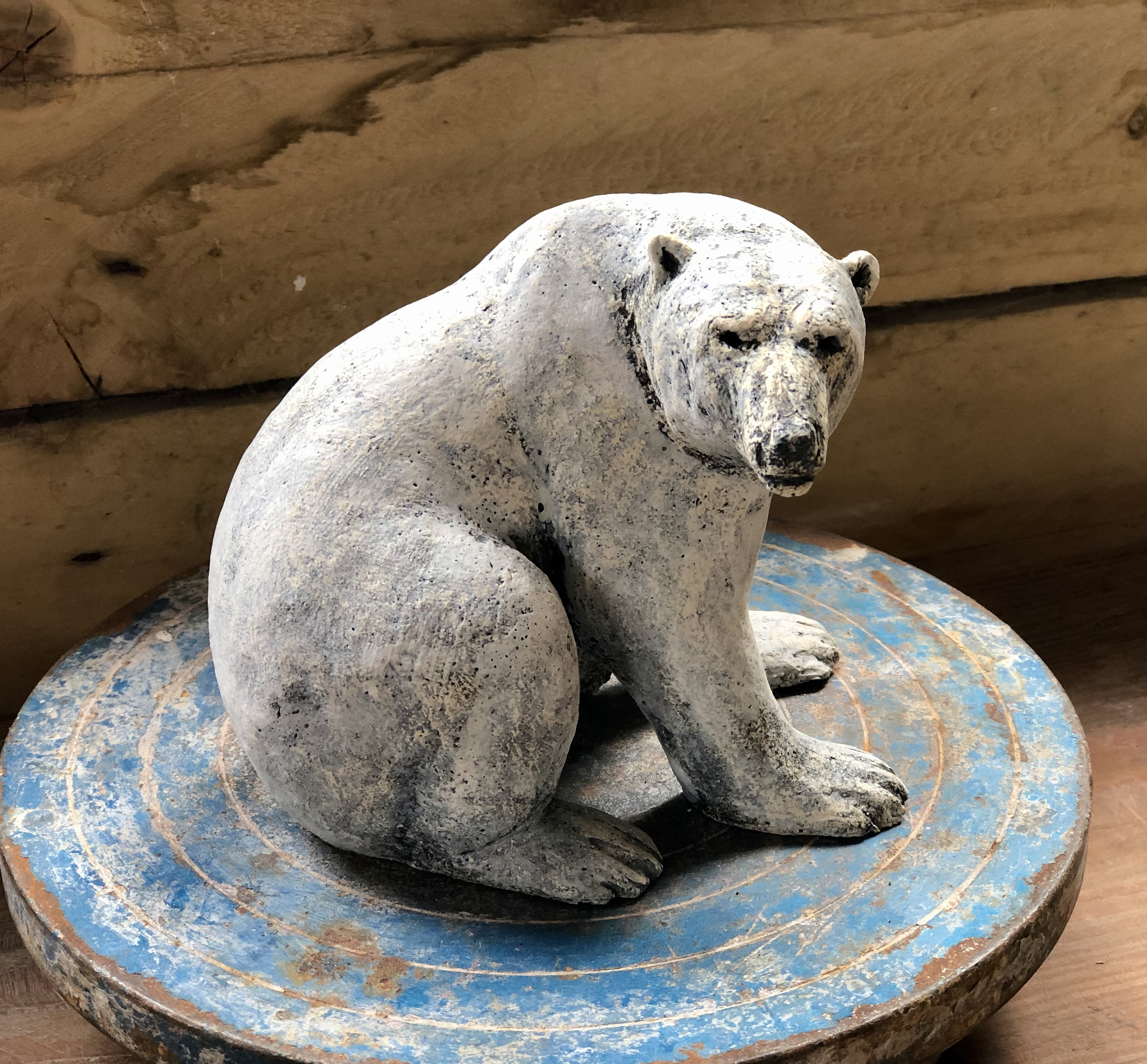 Polar Bear Sculpture by Paul Szeiler - Etsy