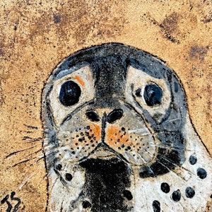 Harbour Seal Ceramic Tile