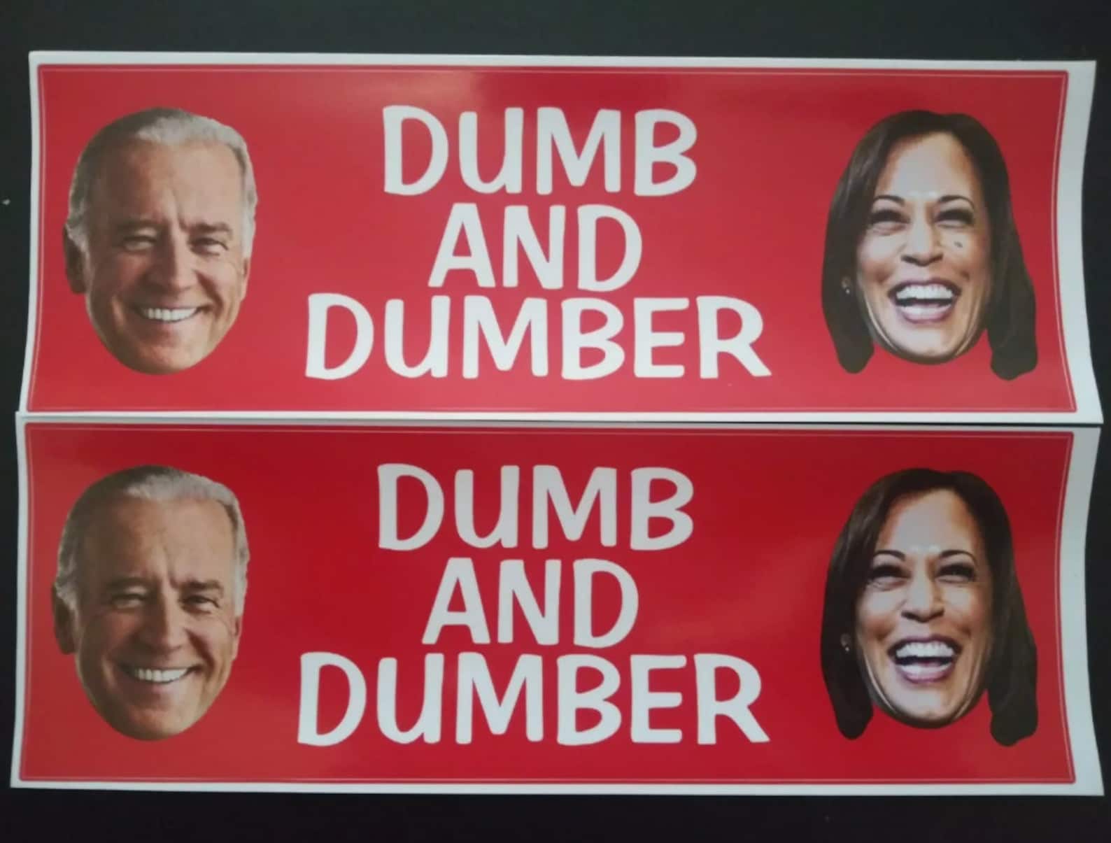 Funny 2 Pack Protrump 2024 Bumper Sticker Anti Biden Harris Etsy