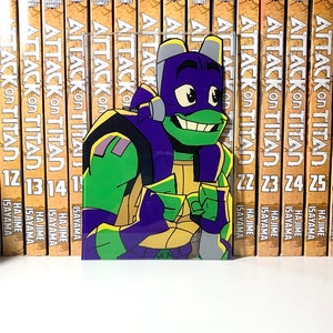 Purple Turtle 4x6 inch glass painting