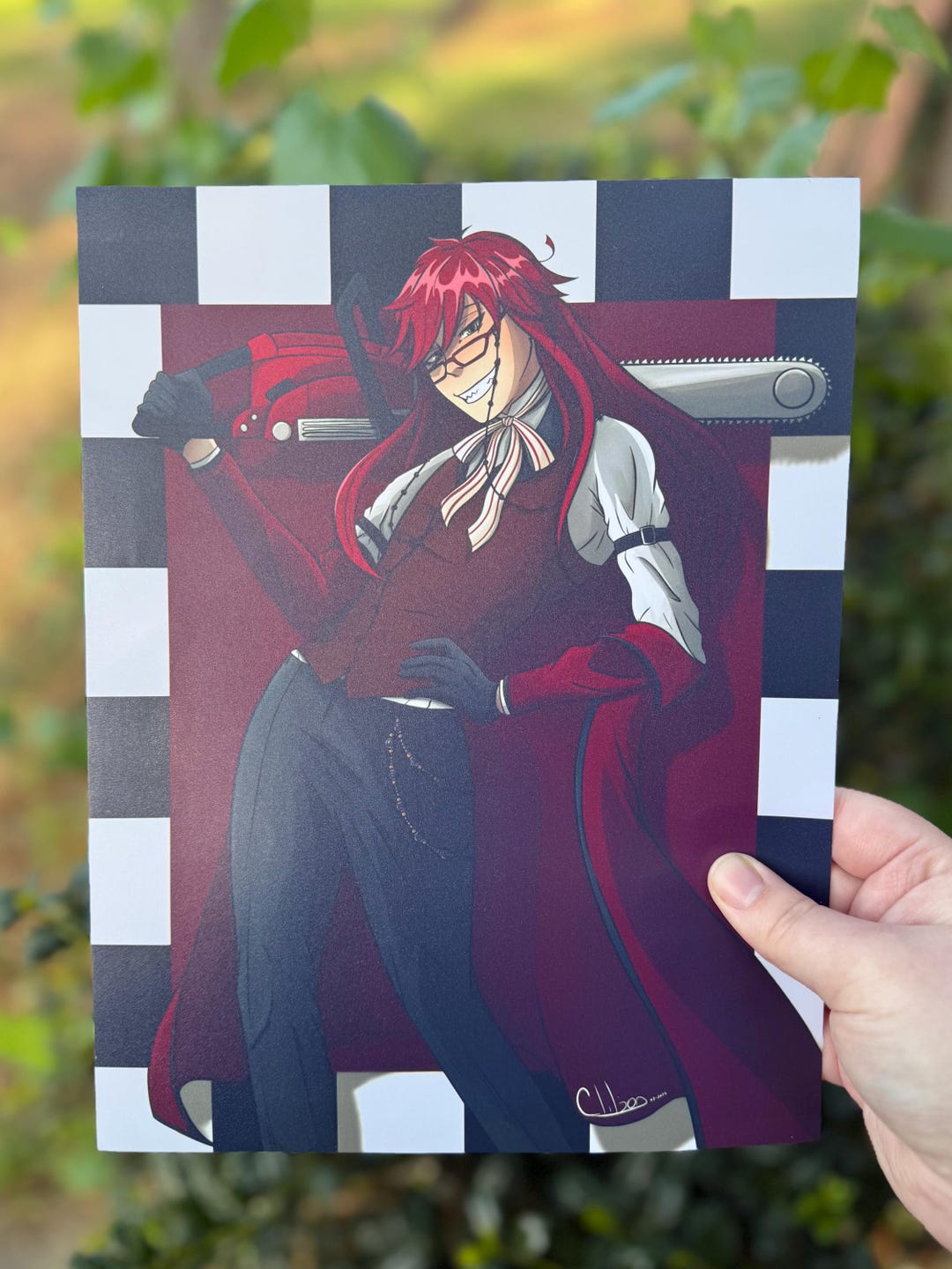 Red Haired Butler Art Print - Etsy