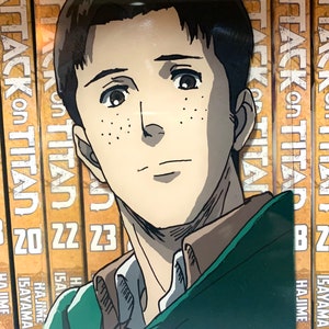freckled cadet 4x6 inch anime glass painting