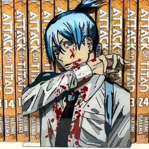Aki 5x7 inch anime glass painting
