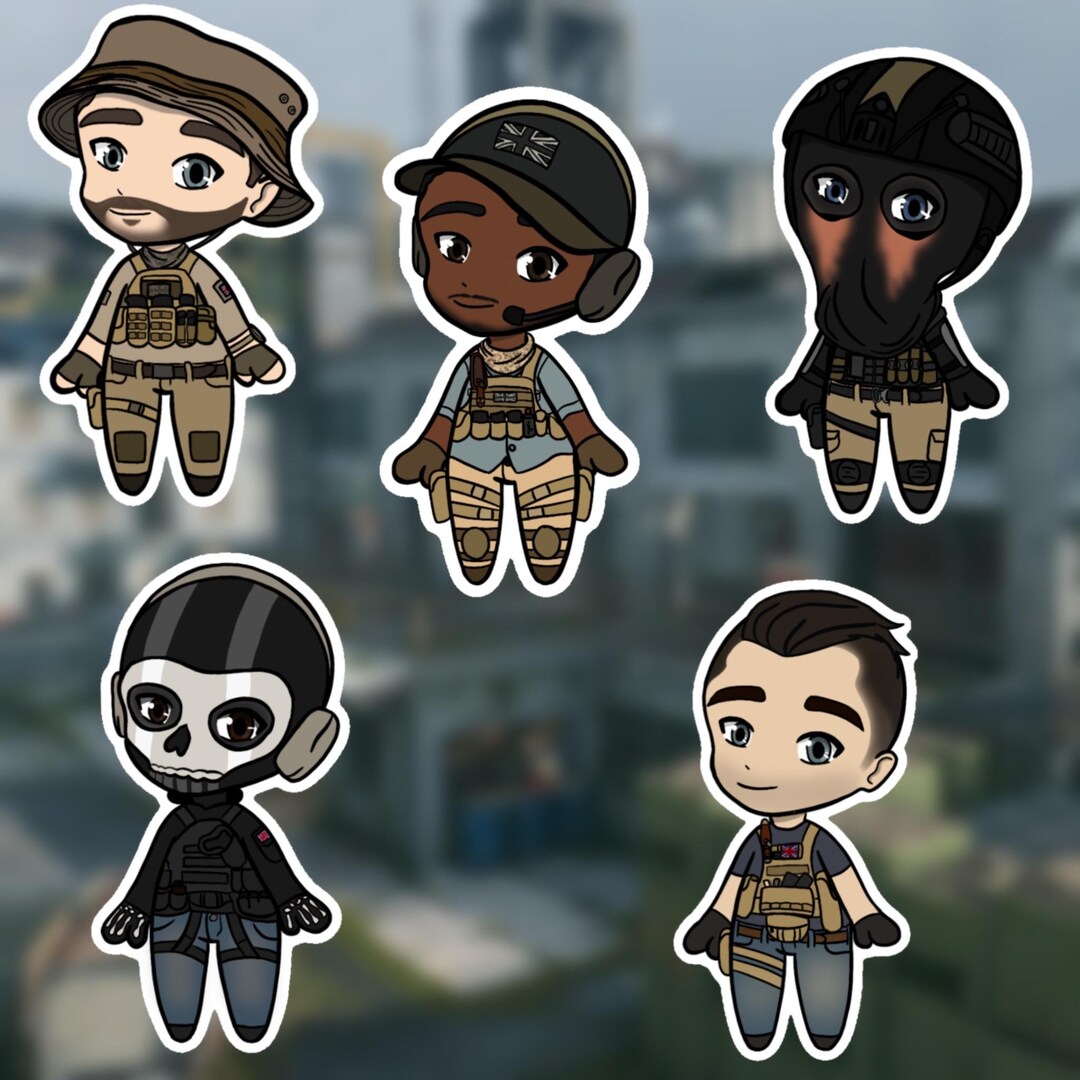 COD Chibi Stickers - Etsy